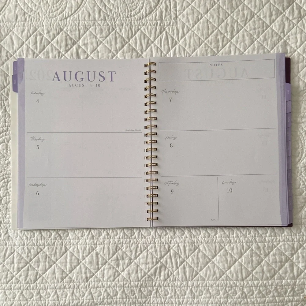 Leah Bish 2026 Academic Planners Weekly Monthly Floral Set of 2 NEW